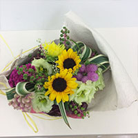 贈る花　漆喰紙