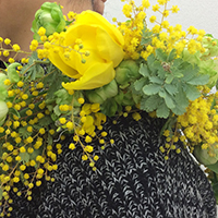 レッスン　ショルダーコーサージ