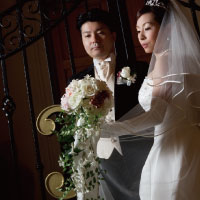 ウエディングブーケ　ステファノーティス