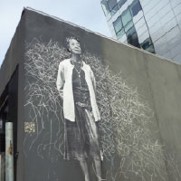 NY チェルシー街看板